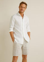 Slim-Fit Linen Shirt