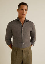 Slim-Fit Linen Shirt